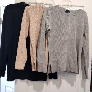 Bundle of Three Size Large Women's Sweaters